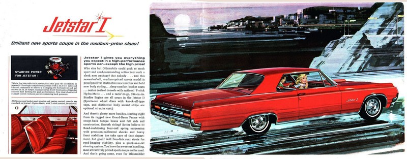 1964 Oldsmobile Sports Cars Brochure Page 1